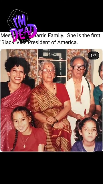 meet the family of Kamala Harris 🤣 you're first BLACK president