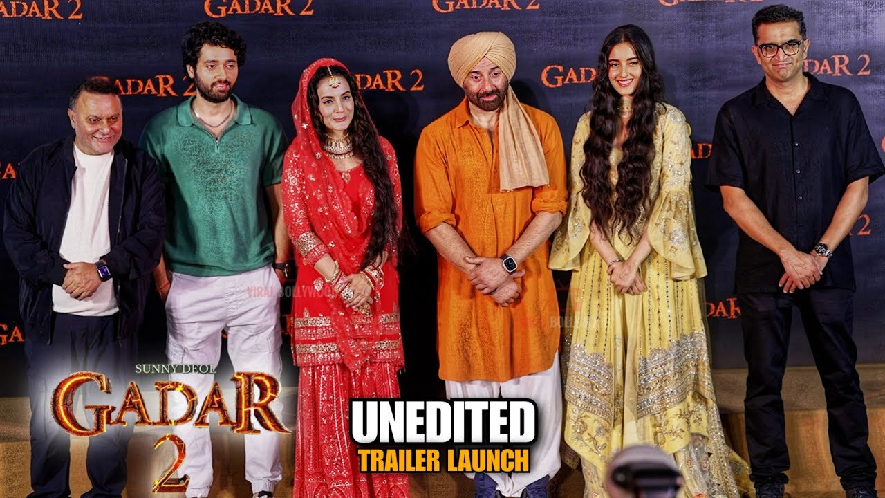 Gadar 2 Trailer Launch | Sunny Deol, Ameesha Patel, Utkarsh Sharma, Anil Sharma