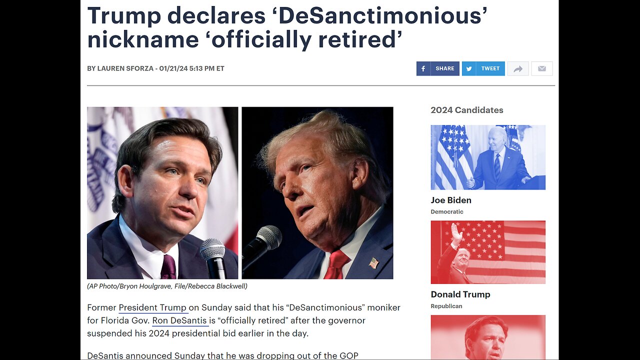 *ANYT* DeSantis, Trump, And The White Hats Colluded Together The Whole Time