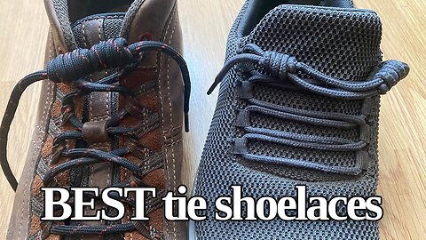 Trending video tie the shoeslace