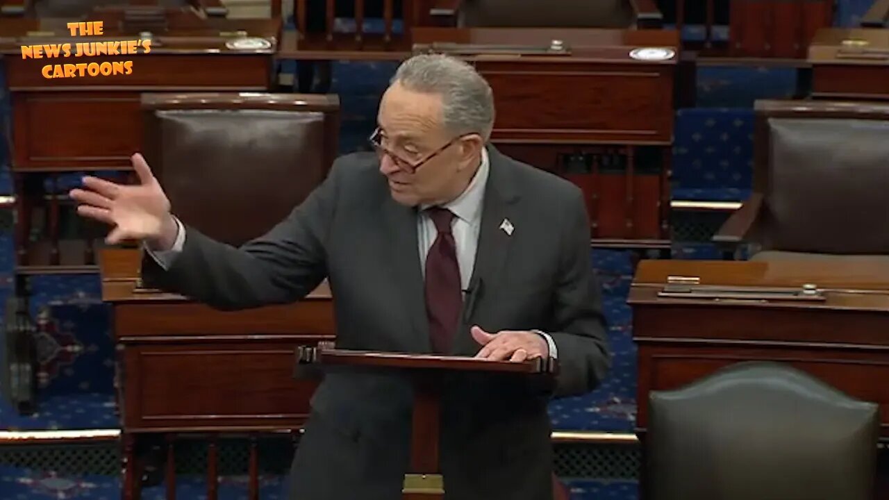 Chuck Schumer slams GOP senator for 'crying crocodile tears'.