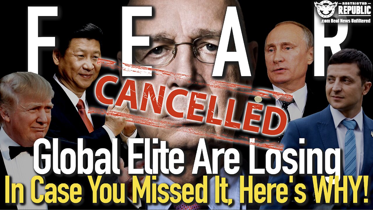 Shh…Global Elite Are Losing! In Case You Missed It, Here’s Why!