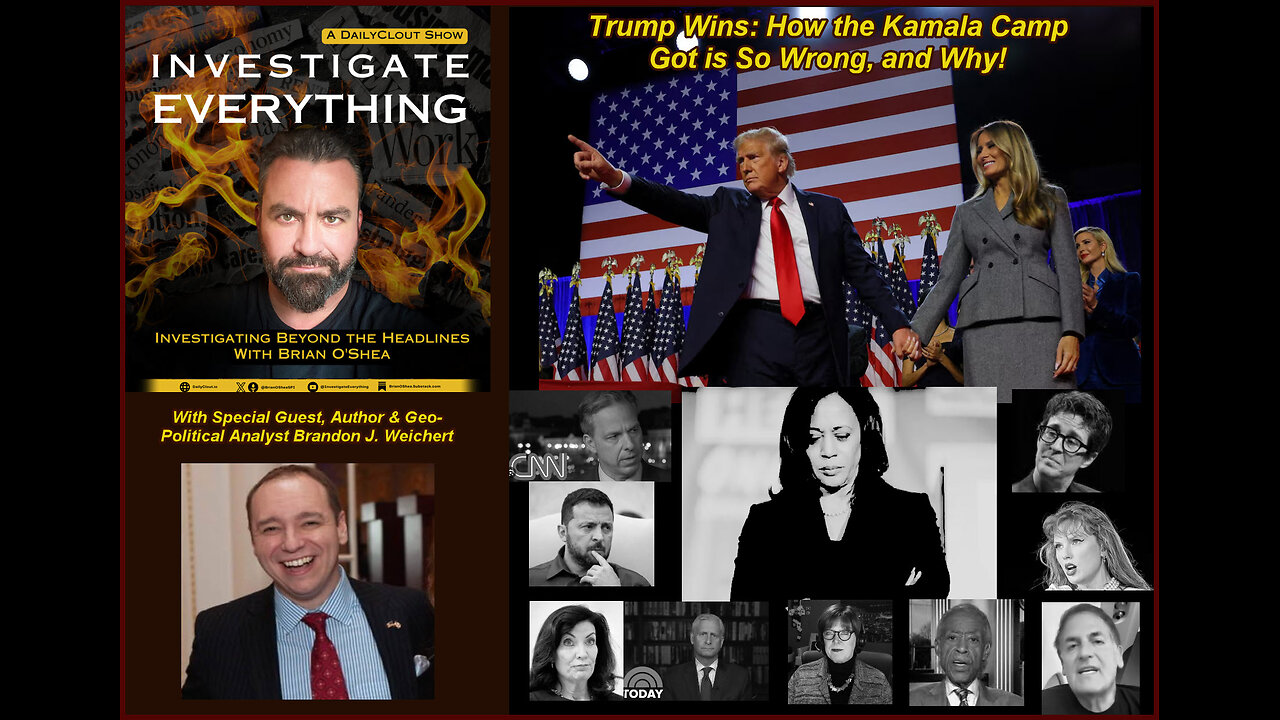 INVESTIGATE EVERYTHING Post-Election Analysis w/ Guest and Author Brandon Weichert