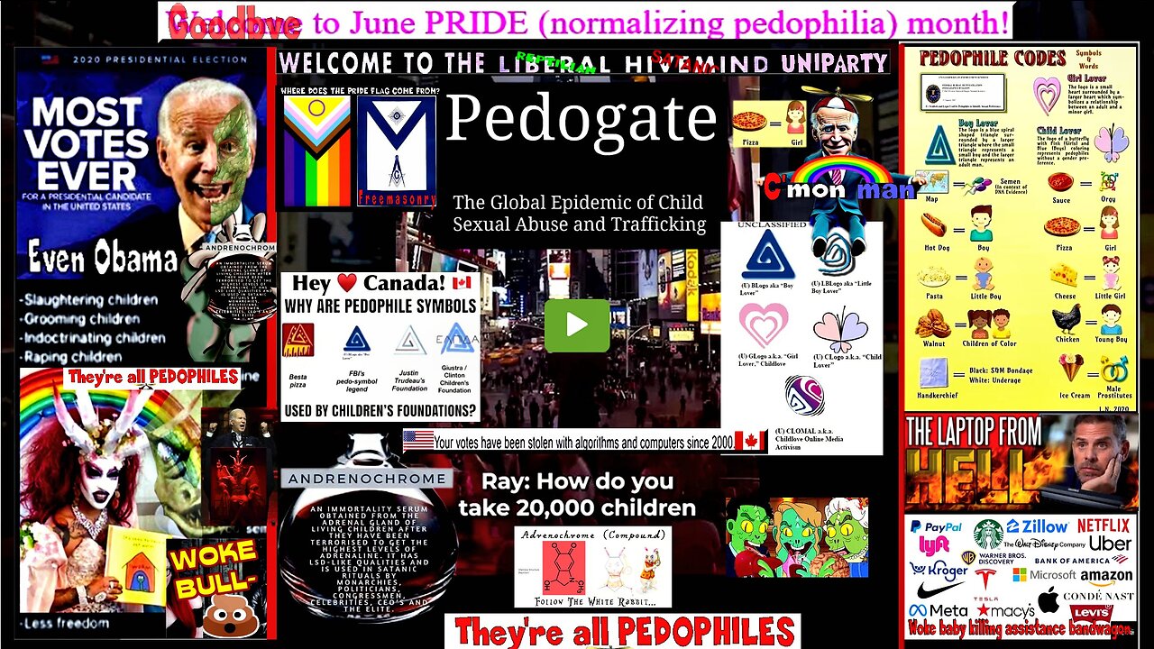 God’s children are not for sale!! (Related links and Adrenochrome info in description)