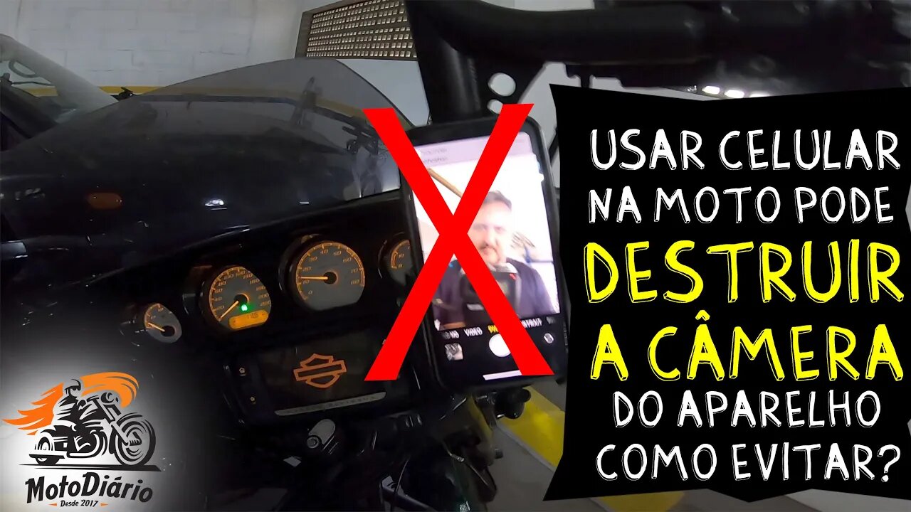 Usar celular na MOTO pode DESTRUIR a câmera do aparelho. Como EVITAR?