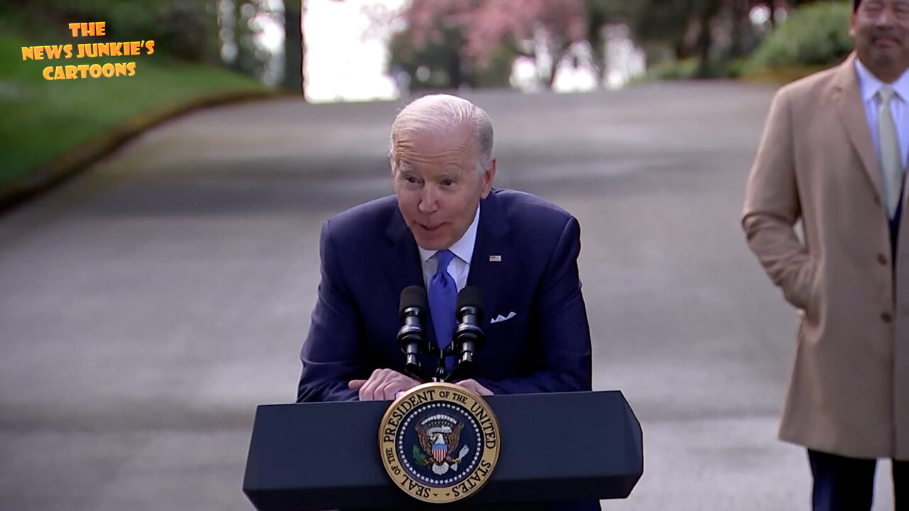 Biden's creepy whisper then sudden yelling is back.