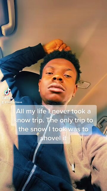 All my life I NEVER took a snow trip, the ONLY trip I took to the snow was to shovel it 😂😂 #shorts