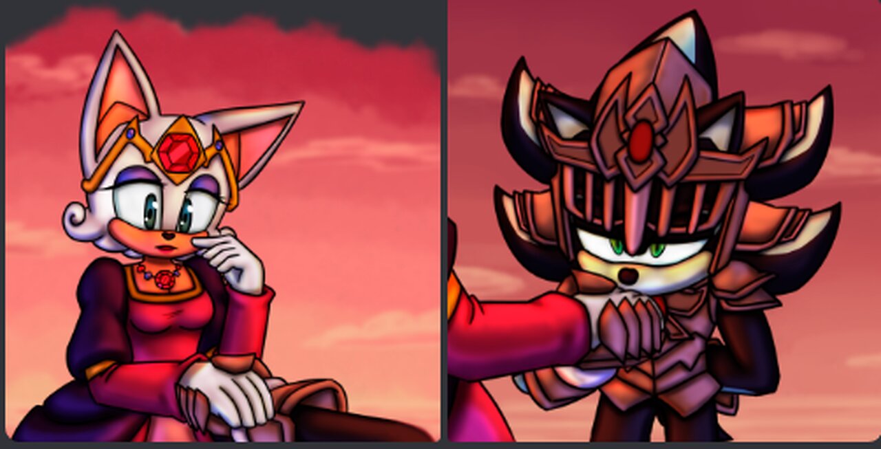 Mephiles & Rouge MMD Kane Brown - Heaven