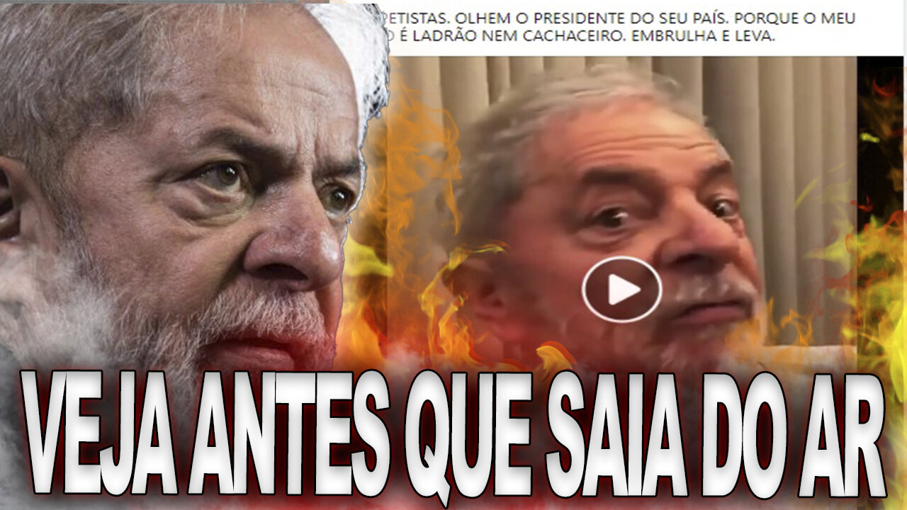 “BOMBA”_ Senador Marcos posta vídeo onde Lula faz várias ameaças (Complicou a vida dele)