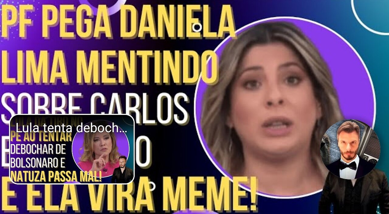 PF pega Daniela Lima mentindo sobre Carlos Bolsonaro e ela vira meme!