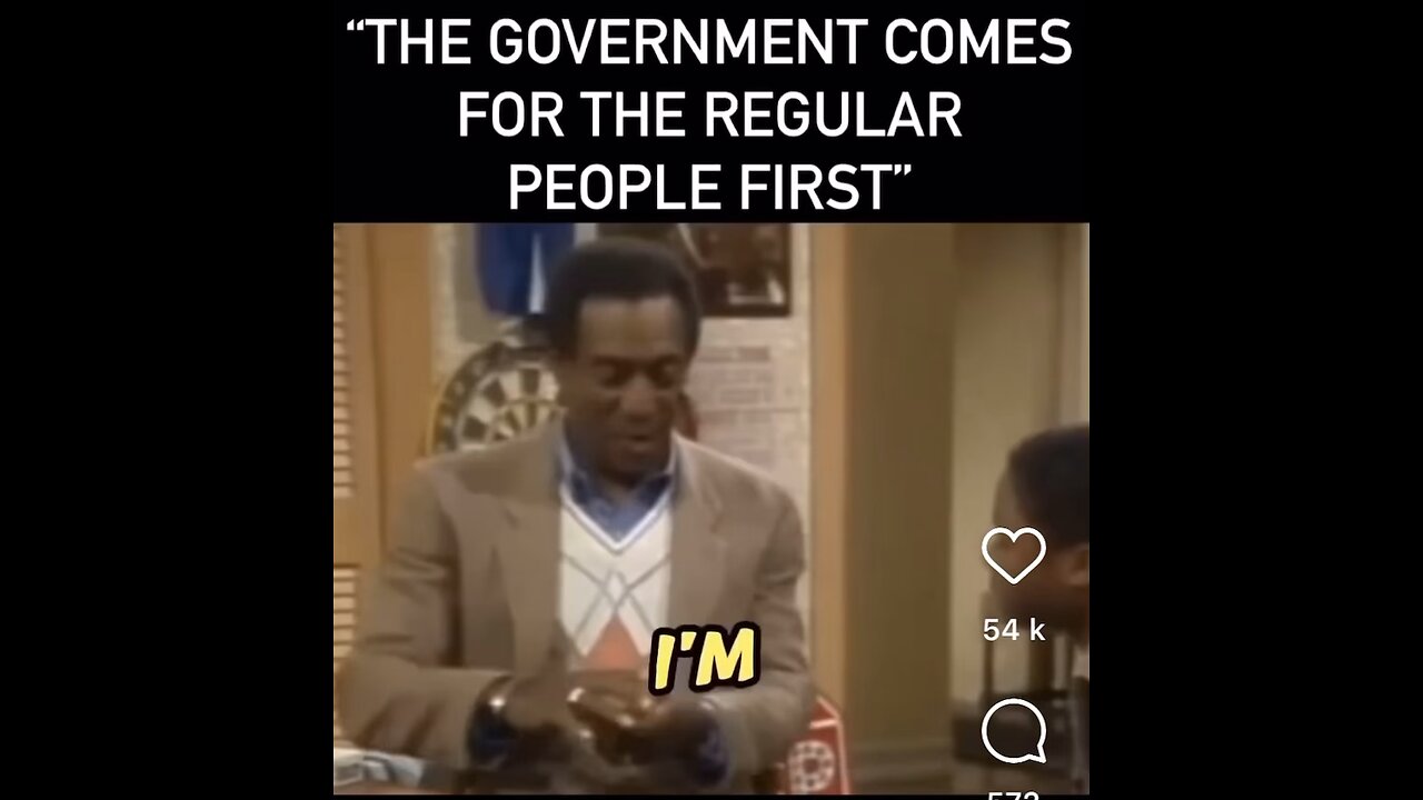 The gov comes for regular people first