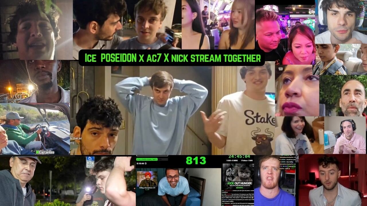 ICE POSEIDON X AC7 X NICK WHITE STREAM #iceposeidon #ac7 #nickwhite