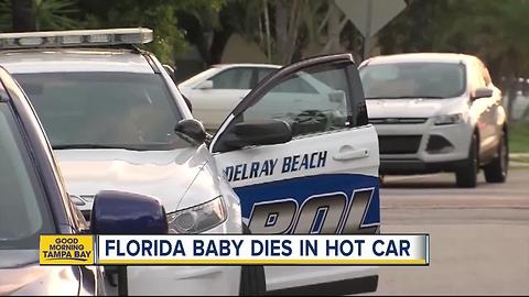 1-year-old Florida boy found in hot car, later dies