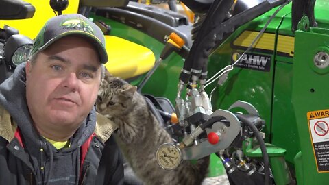 Deere 2038R Loader Lift Capacity! Barn Cats.