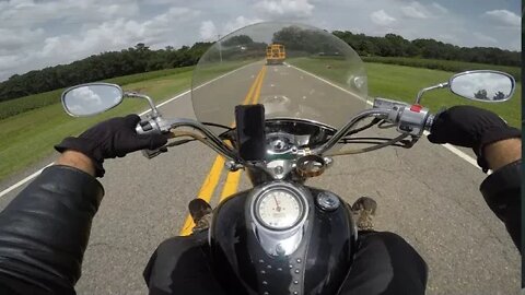 The 3 Lanes for a Motorcycle