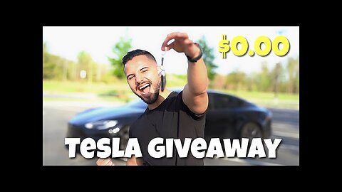 HOW I GOT A TESLA FOR FREE (GIVEAWAY)