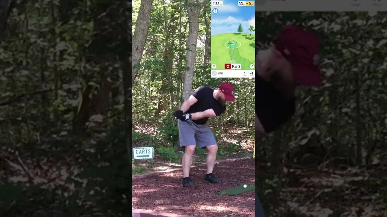 Hole 2 - Mount Massive #Shorts #Golf #GarminR10 #SimGolf #YoutubeShorts