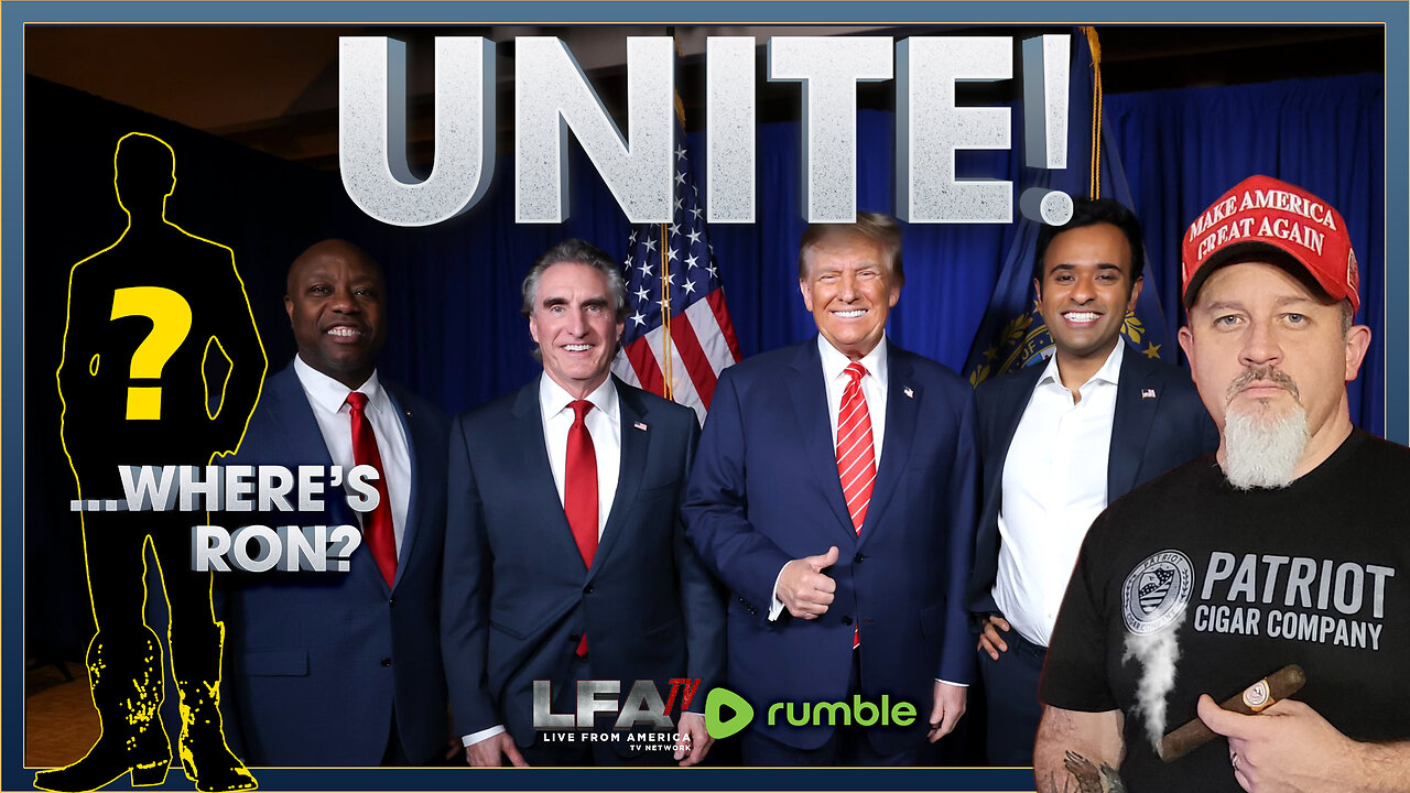 UNITE! Where's Ron? | AMERICA FIRST LIVE 1.23.23 3pm EST