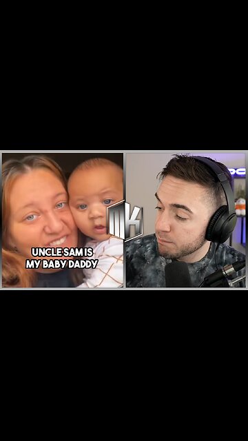 Uncle Sam Is Her "Baby Daddy"