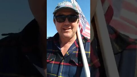 Out again showing off our Patriotism