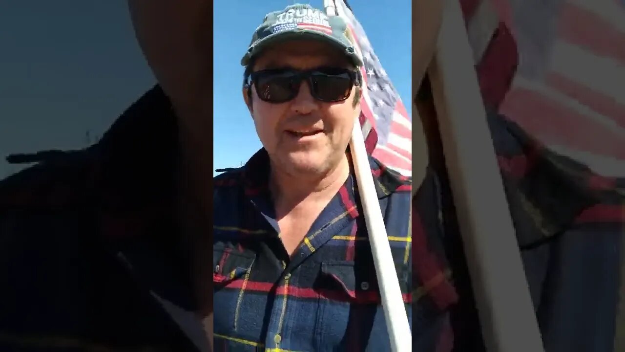 Out again showing off our Patriotism