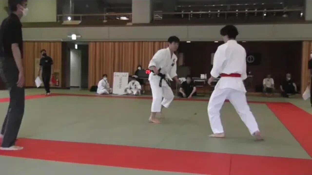 '22/6/05 第54回東日本学生合気道競技大会 短刀乱取り競技 個人戦 男子 ３位決定戦 庄司吏生人 VS 坂野賢斗