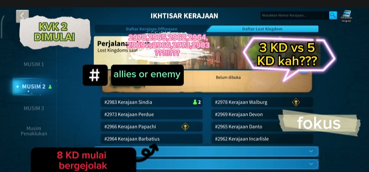 RISE OF KINGDOM-KVK 2 UDAH DEPAN MATA-BENARKAH 3KD VS 5KD-K2983