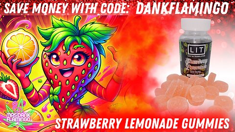 Trying THC Gummies! Mrs Dank Flamingo Review!!