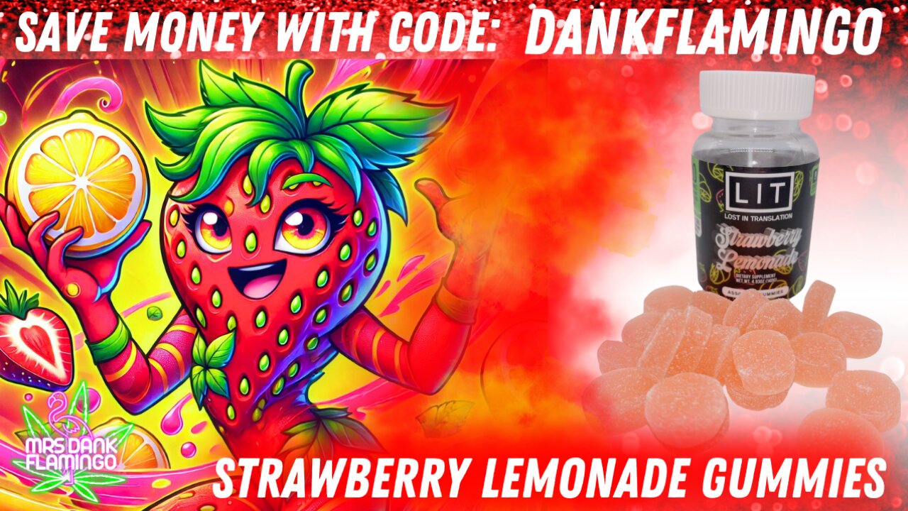 Trying THC Gummies! Mrs Dank Flamingo Review!!