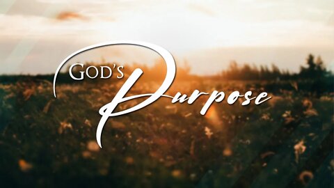 God's Purpose