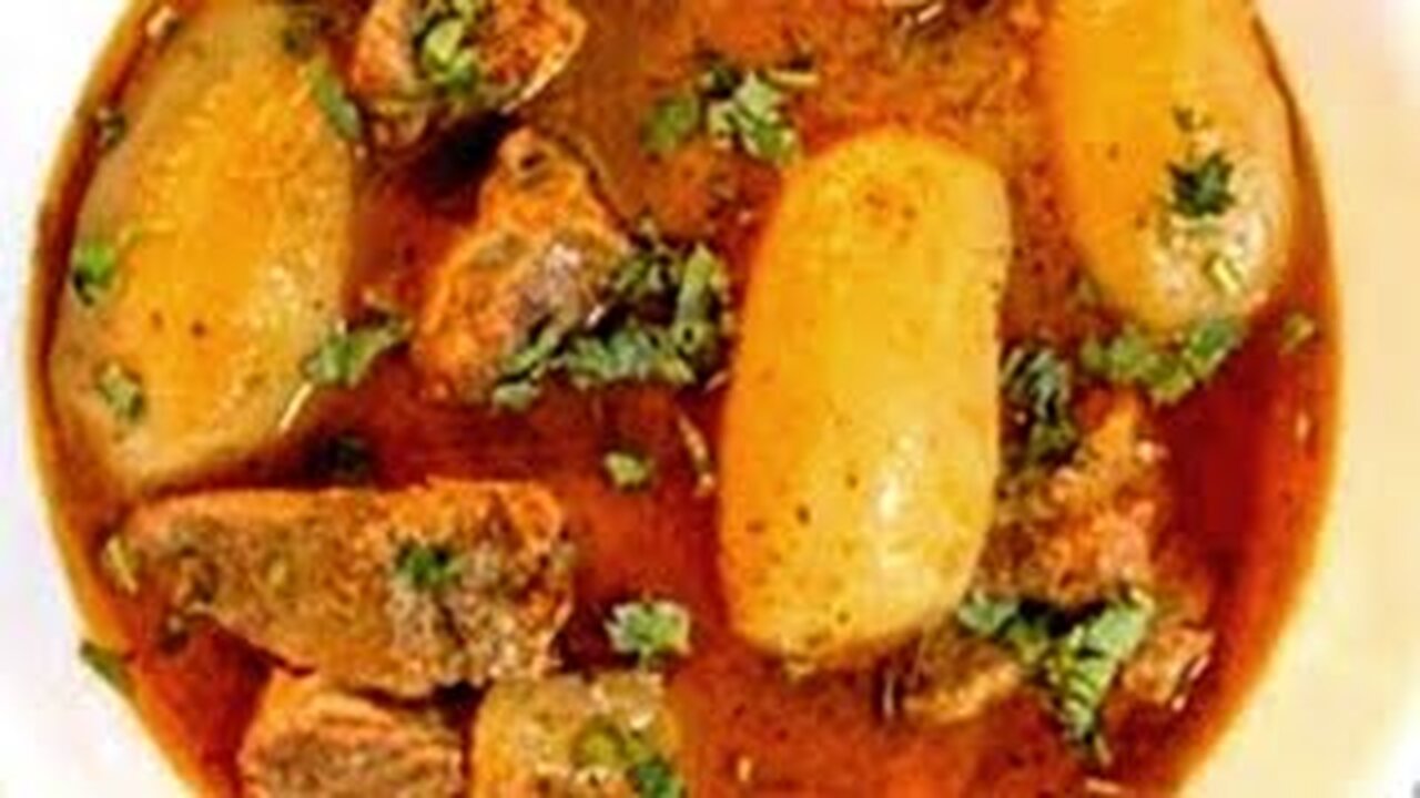 EASY AND QUICK RECIPE OF ALOO GOSHT