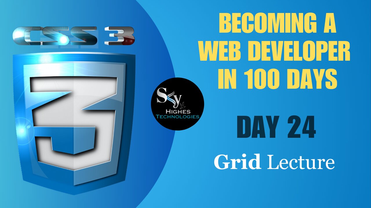 Learn CSS | Grid Lecture | Part - 1 | Day 24 | Web development Course 2023