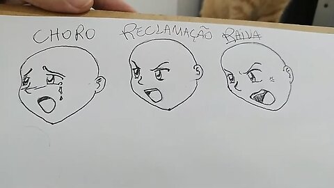 Como Desenhar o Rosto: Chorando, Reclamando e com Raiva.