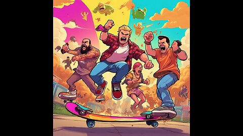 "Clumsy Chronicles: Skateboard Stumbles & Clash of Clans Catastrophes"🤣🤣❤️