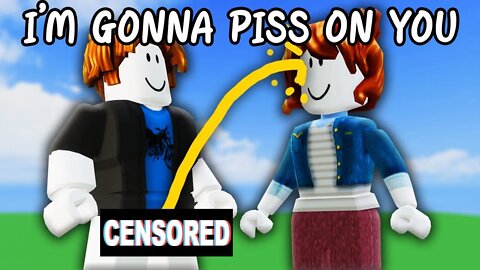 PEEING ON PEOPLE In ROBLOX | Pee Simulator (R. Kelly Remix)