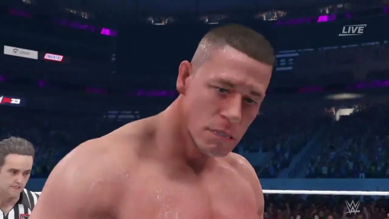 WWE John Cena Take his Revenge Legend Mode Live