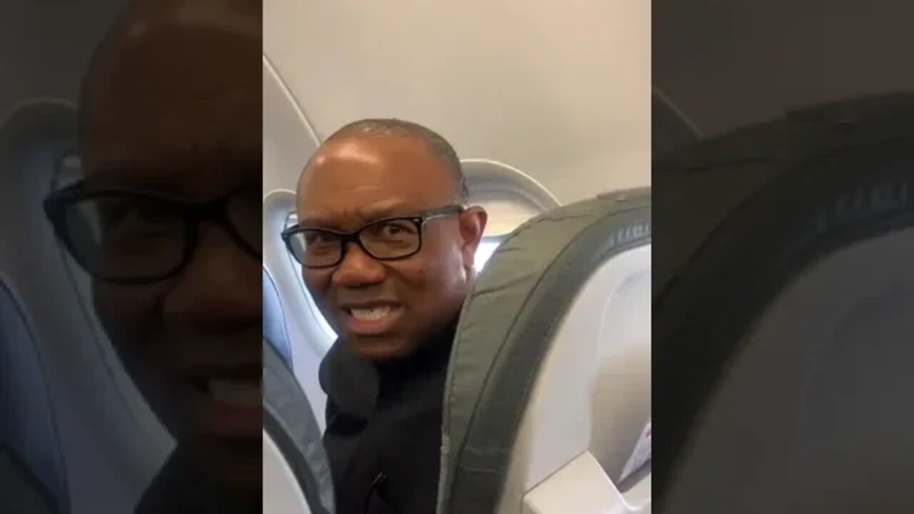 My first encounter with Peter Obi on Economic flight. #peterobi #obidient #2023presidency