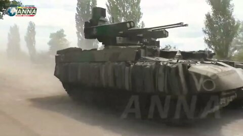 Russian "Terminators" Near The Village Of Kamyshevakha