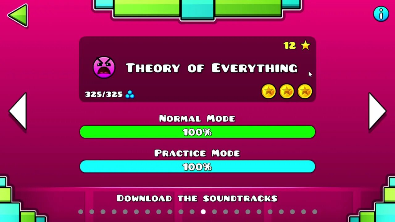 Geometry Dash - Theory of Everything All Coins!