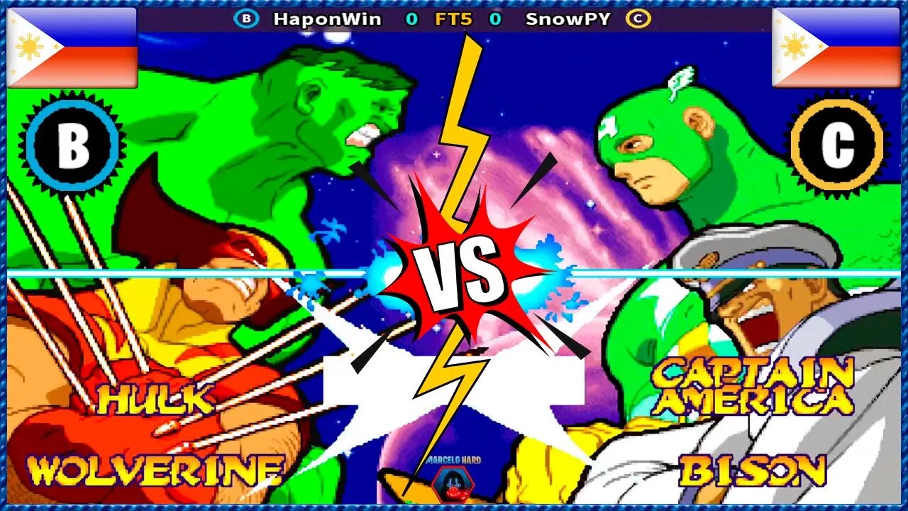 Marvel Super Heroes vs Street Fighter (HaponWin Vs. SnowPY) [Philippines Vs. Philippines]