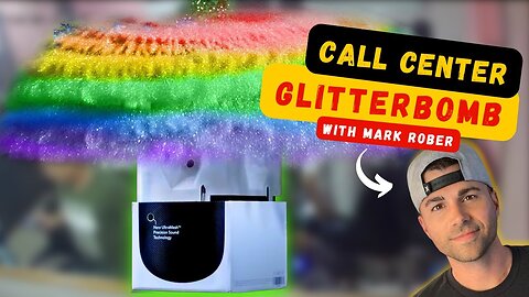 GLITTERBOMBING a Scam Call Center w/ Mark Rober