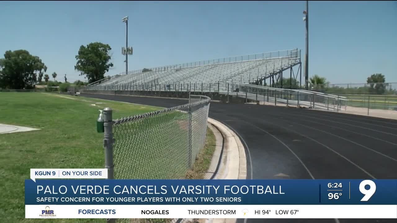 Palo Verde cancels varsity football sesaon