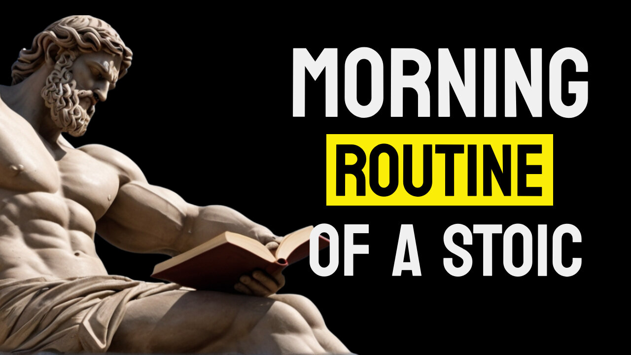 6 THINGS YOU SHOULD DO EVERY MORNING (STOIC ROUTINE) | STOCISM