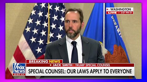 Special Counsel Jack Smith Addresses The Indictment Of Donald J. Trump