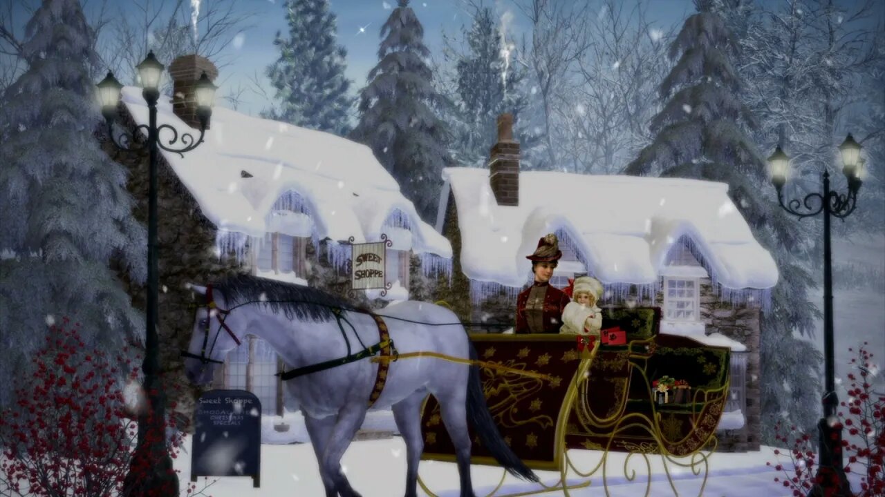 A Christmas Sleigh Ride Ambience