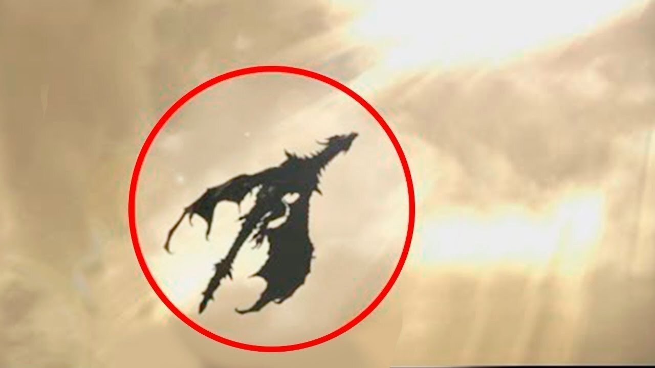 real dragon capture in camera Footage at end#mythicalcreature