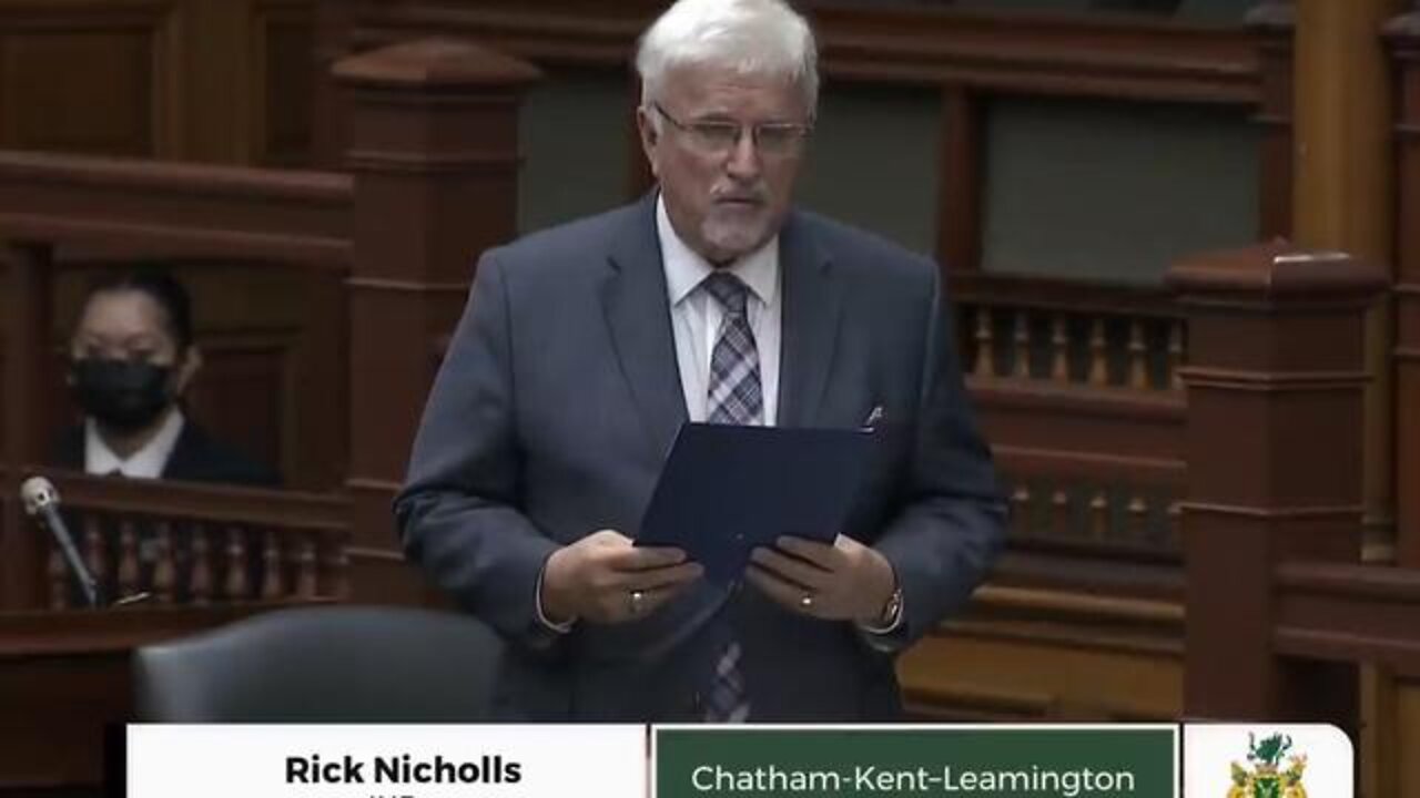 Ontario MPP Nicholls asks parliament why 86 stillbirths of fully vaccinated mothers have occurred