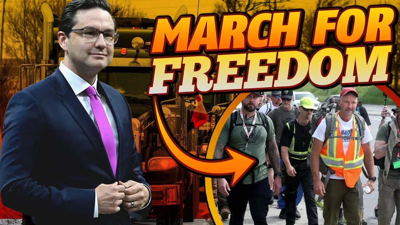 Pierre Poilievre Walks For Freedom With James Topp!