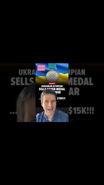 Olympian Sells His Silver Medal to Fund Ukraine War Effort #ukrainewar