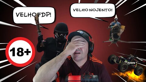 COMO É JOGAR NO MAU PERDEDOR DO GTA ONLINE ESTANDO EM LIVE! PERSEGUIÇÃO E XINGAMENTO +18